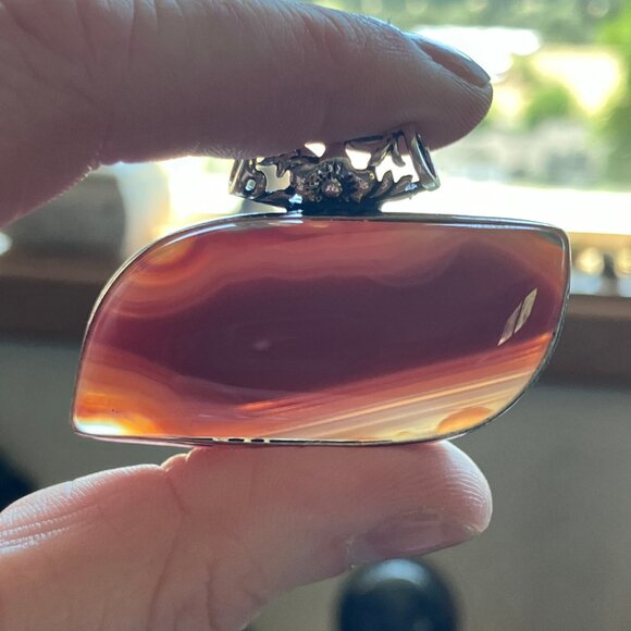 Sardonyx Crystal Jewelry Stone Pendant - Picture 8 of 10